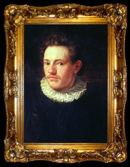 framed  Hans von Aachen Self portrait., ta009-2